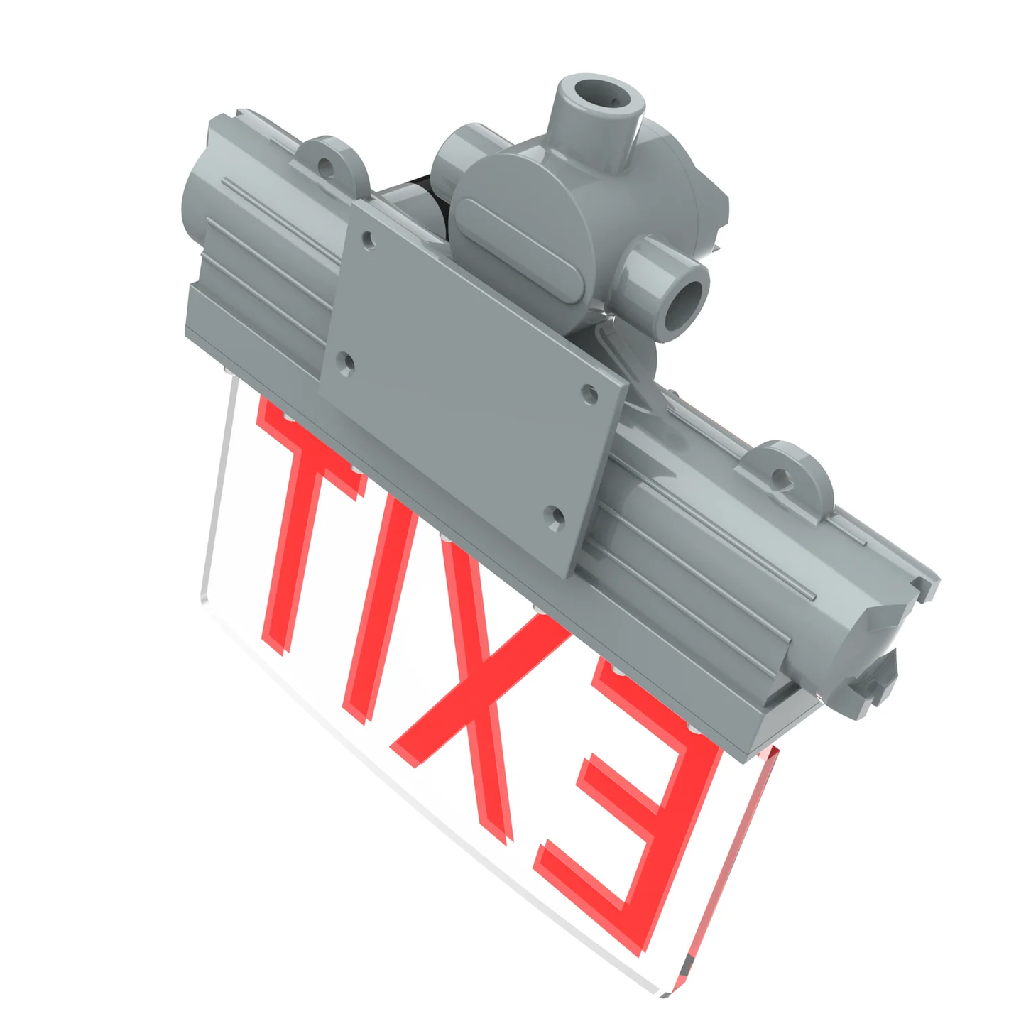 5W Explosion-Proof Emergency Exit Sign Light – Class I Division 1-Red Sign-UL Certified