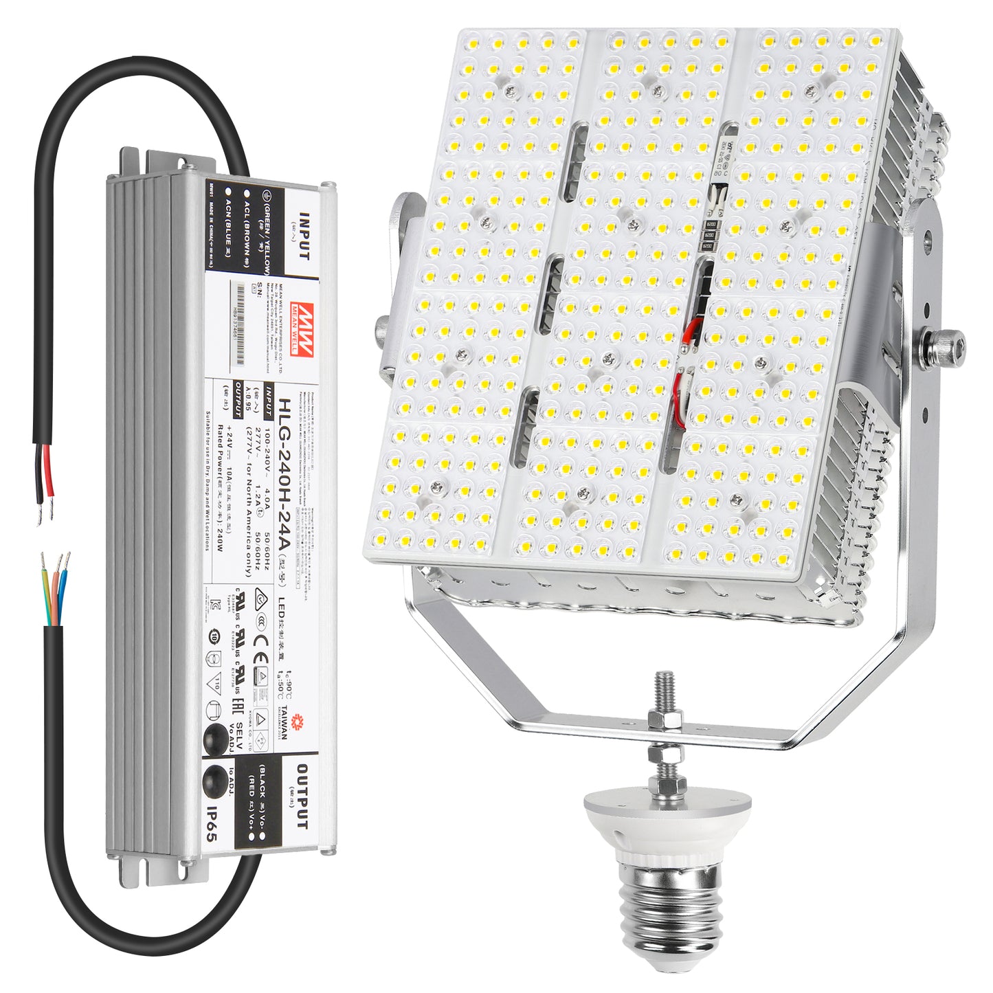 LED RETROFIT LIGHTING 150W or 240W HPS, MH, HID REPLACEMENT 5000K 100-277VAC