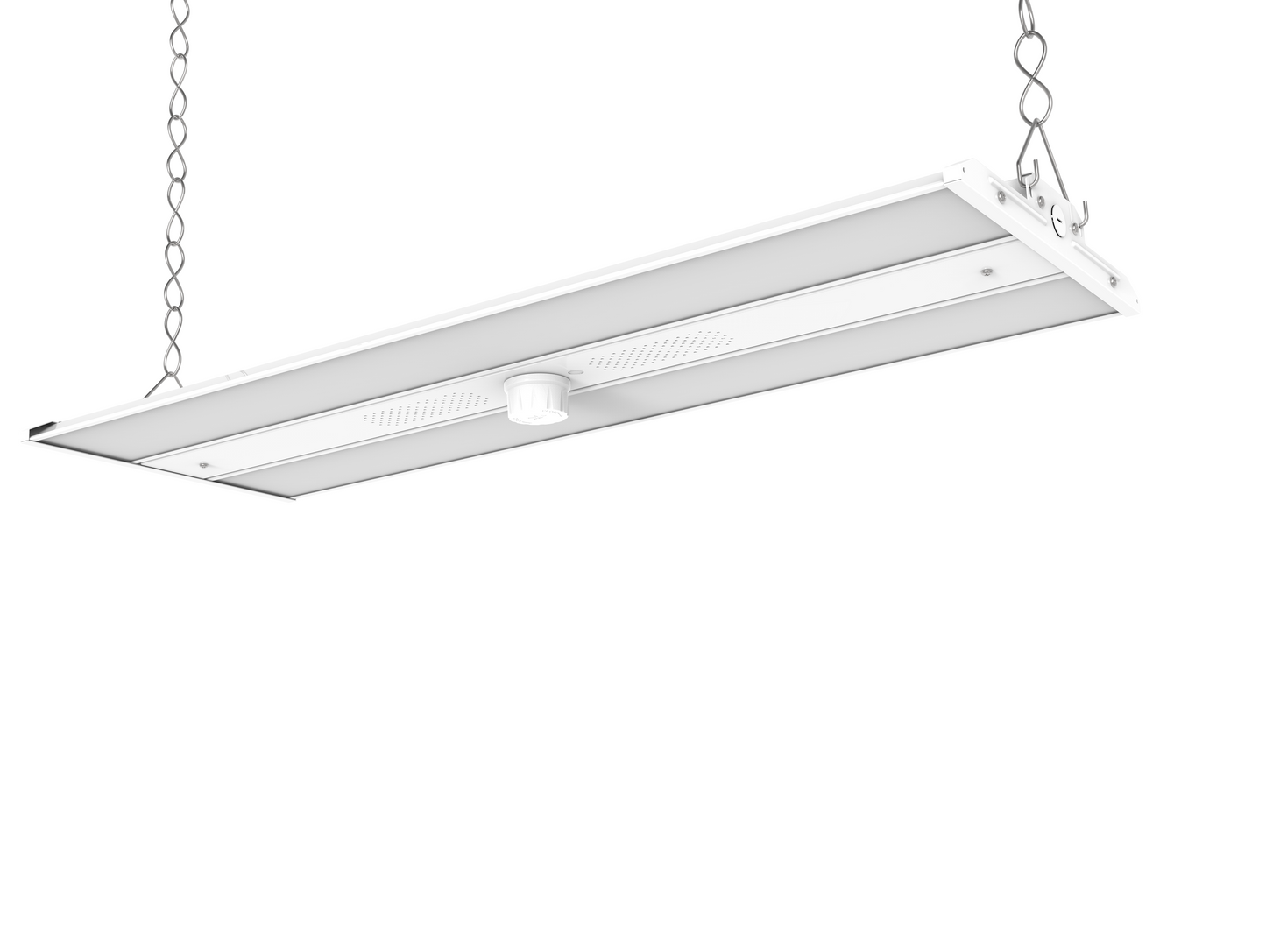 (2-PACK) PRO-SELECT High Bay 2FT 33,000 Lumen 165w/110w/80w Adjustable 3500K/4000K/5000K Adjustable PRE-INSTALLED 12VDC AUX SOCKET (Hanging Kit Included)