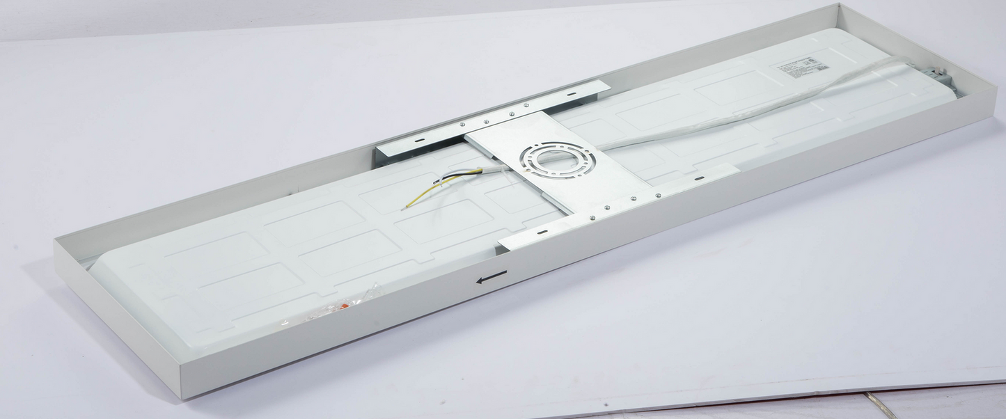 (2-PACK) LED SURFACE MOUNT Panel Light 1'x2' 30W 3000lm 3CCT Kelvin Adjustable - Triac Dimmable