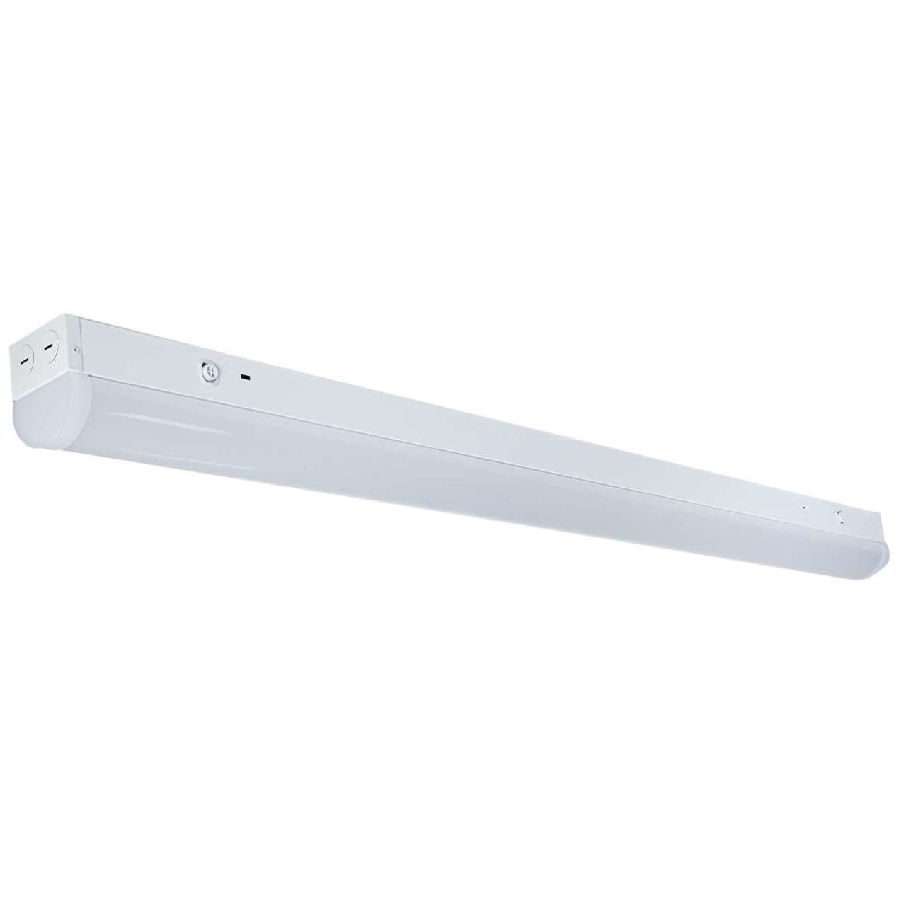 (CASE OF 6) 4ft Shop Light (CURVED PC LENS) WATTAGE SWITCHABLE (24w/32w/40w) 3CCT SWITCHABLE (3500K/4000K/5000K) Dimmable RADIUS LENS MODEL