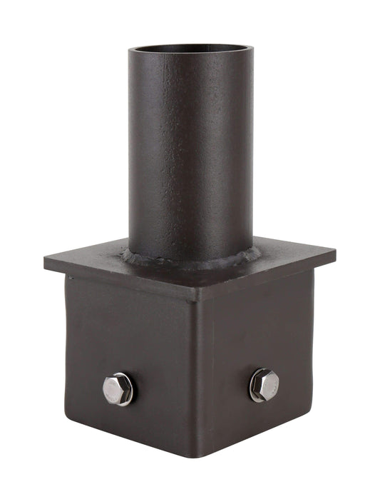 4in Square Pole Mount with 2-3/8in O.D. Tenon