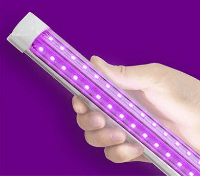 LINKABLE T8 4' 36w BLACK LIGHT / UV LAMP / CLEAR LENS / V-Series 380-800NM