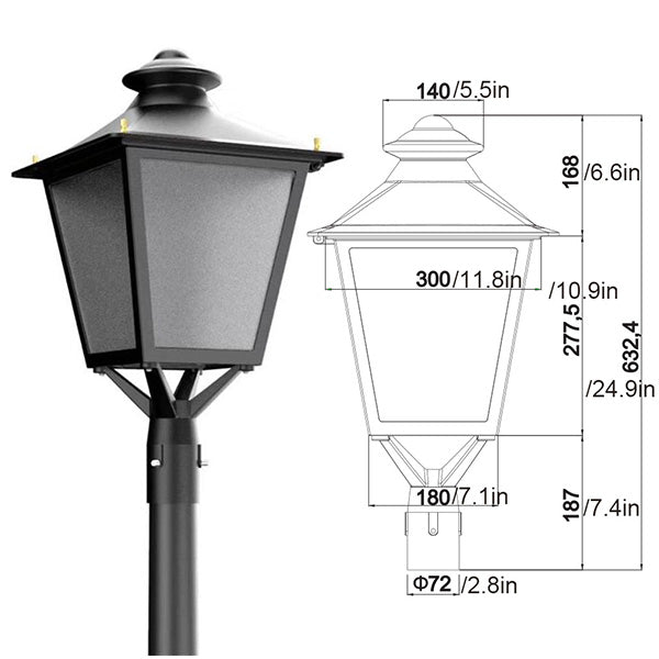 Post Top Lantern Light (K)