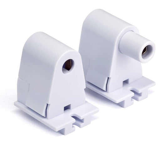 FA8 Base Type Lamp Holder - Single Pin for T8 T10 T12 LED Tubes (Sold in pairs)