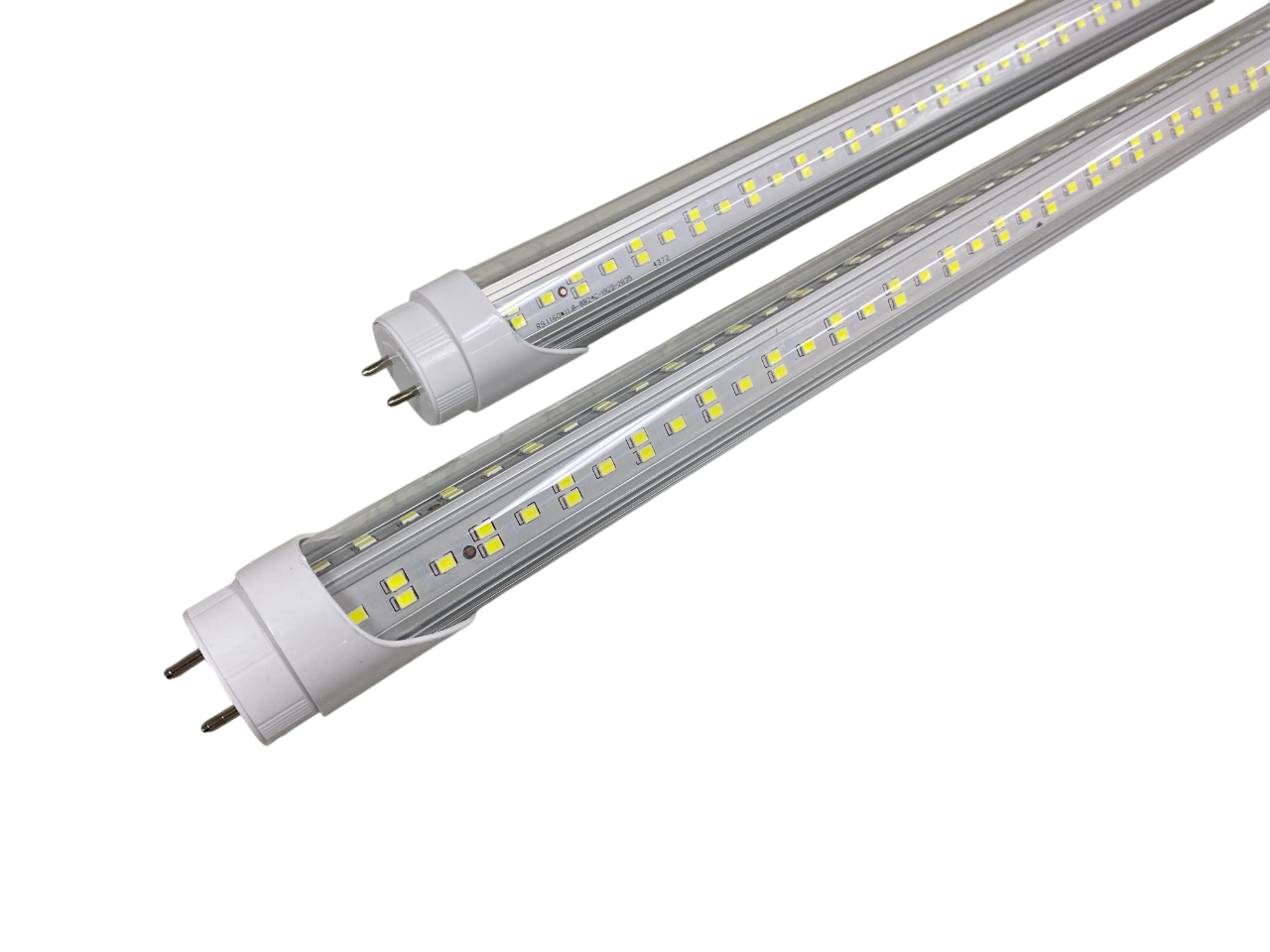 G13 SWIVEL ENDS T8 4' 72w 10,944 Lumen CLEAR LENS (NO RF) Quad-Row V-Series