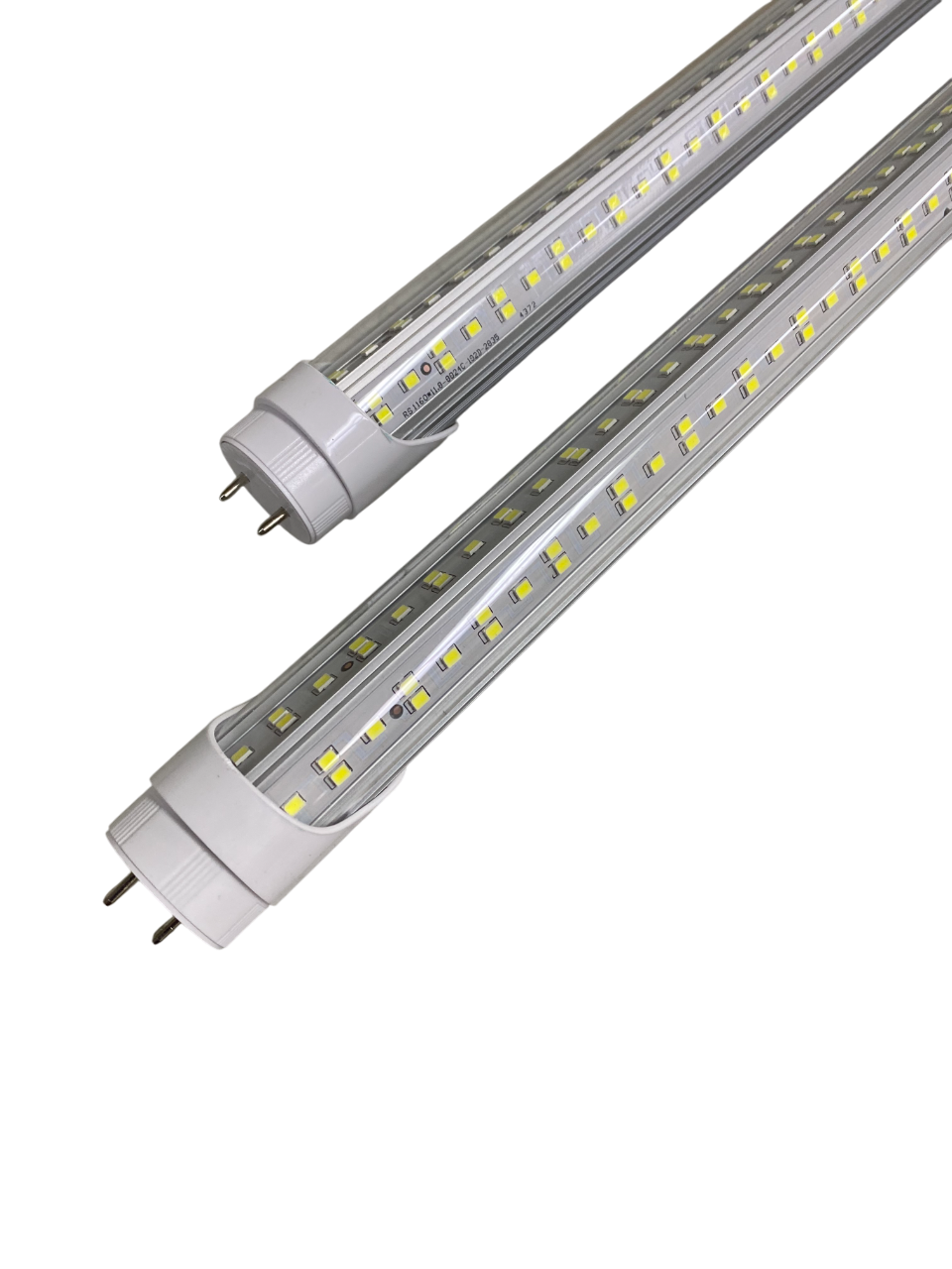 G13 SWIVEL ENDS T8 4' 72w 10,944 Lumen CLEAR LENS (NO RF) Quad-Row V-Series