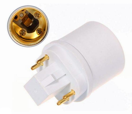 (2-PACK) G24Q to E26/27 ADAPTOR