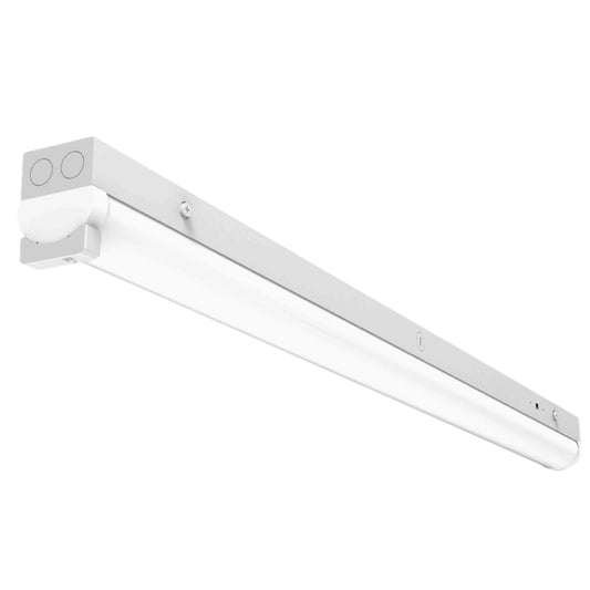 (4-PACK) 4 Foot Shop Light - Kelvin and Wattage Tune-Able and 0-10v Low Voltage Dimmable (30W/35W/40W) (3500K, 4000K, 5000K) PRE-INSTALLED 12VDC AUX SOCKET