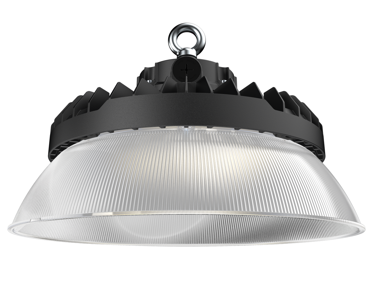 PRO-SELECT UFO High Bay 120-277V 150lm/w  240w/200w/150w Selectable 3500K/4000K/5000K Tunable W/Pre-Installed 12V AUX PIN Sensor Socket 36,000 Lumens w/6ft Whip Cord