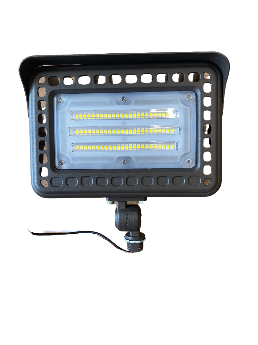 (CASE OF 20) Knuckle Mount Flood Light 20 WATT 5000K 100V-277V 123lm/w