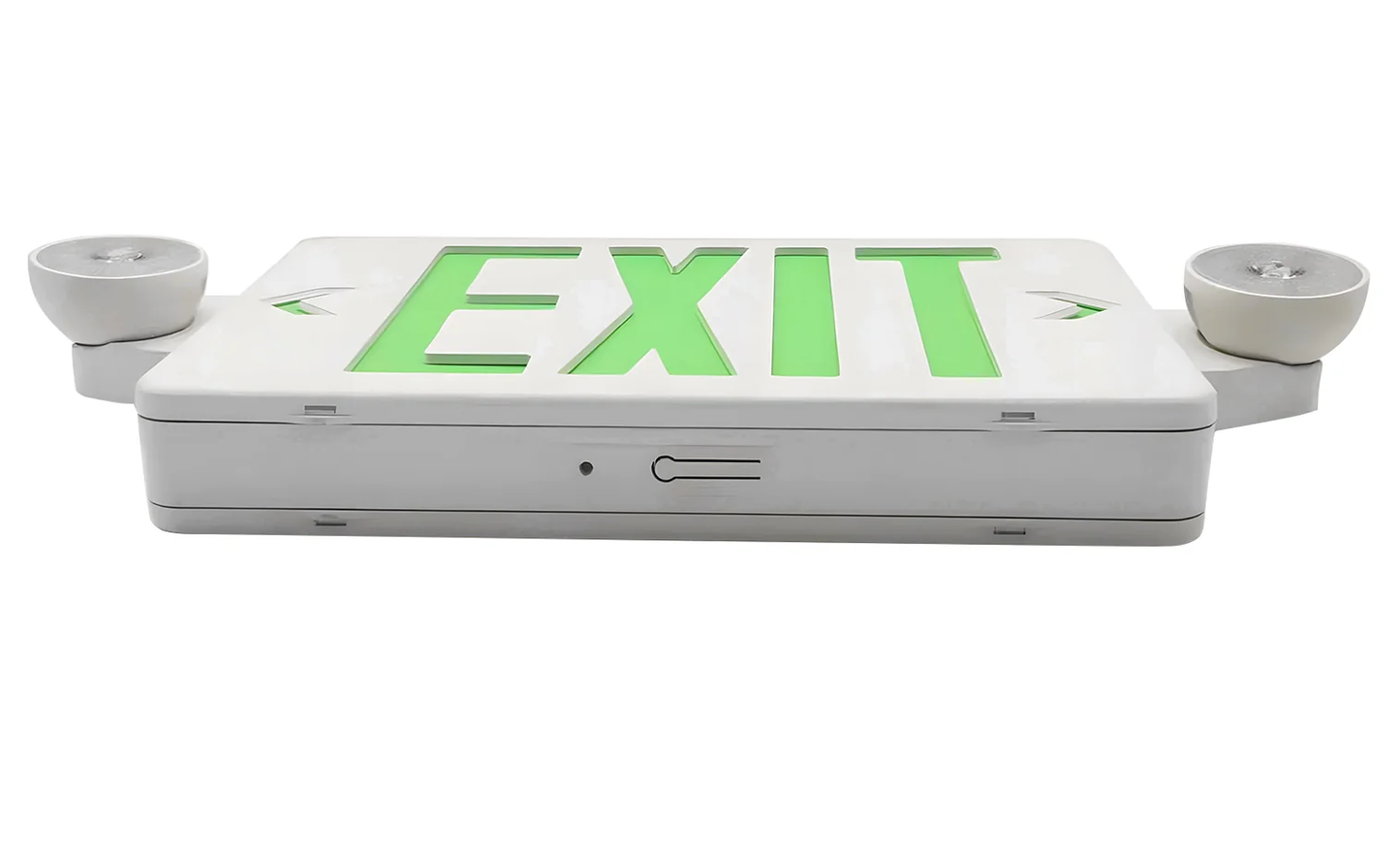 LED Exit Sign w/Spotlight 1 or 2-Sided GREEN