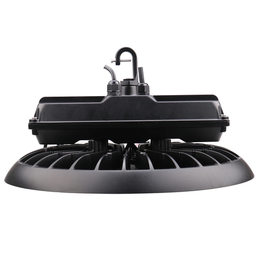 42,000 Lumen 300w UFO High Bay 140lm/w 5000K 5FT CORD 0-10V DIMMING (W/PRE-INSTALLED SENSOR BASE)