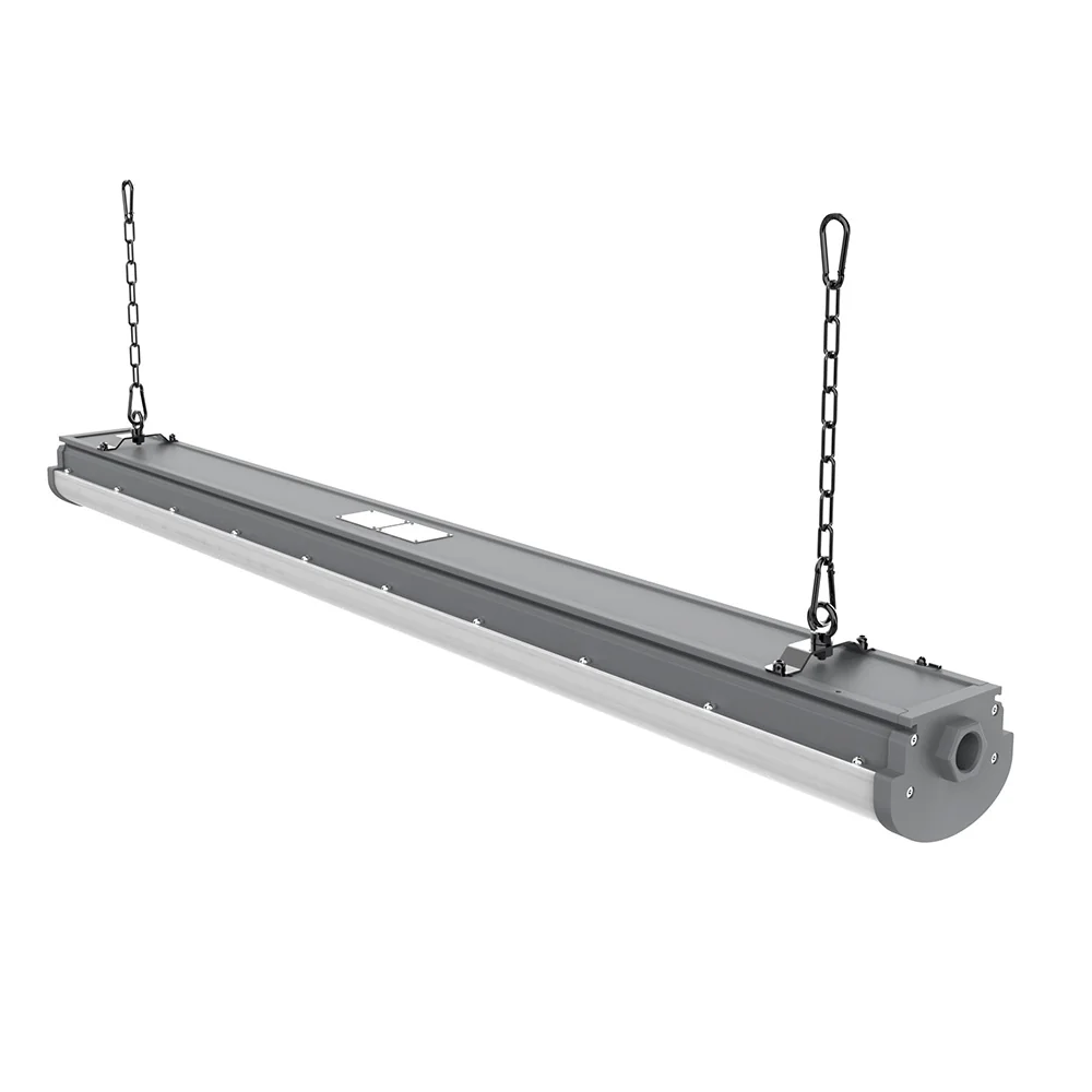 60 WATT 4FT EXPLOSION PROOF LED LINEAR  8,400lm 5000K 120-277V IP66 CEILING/PENDANT CHAIN MOUNTING ACCESSORIES INCLUDED