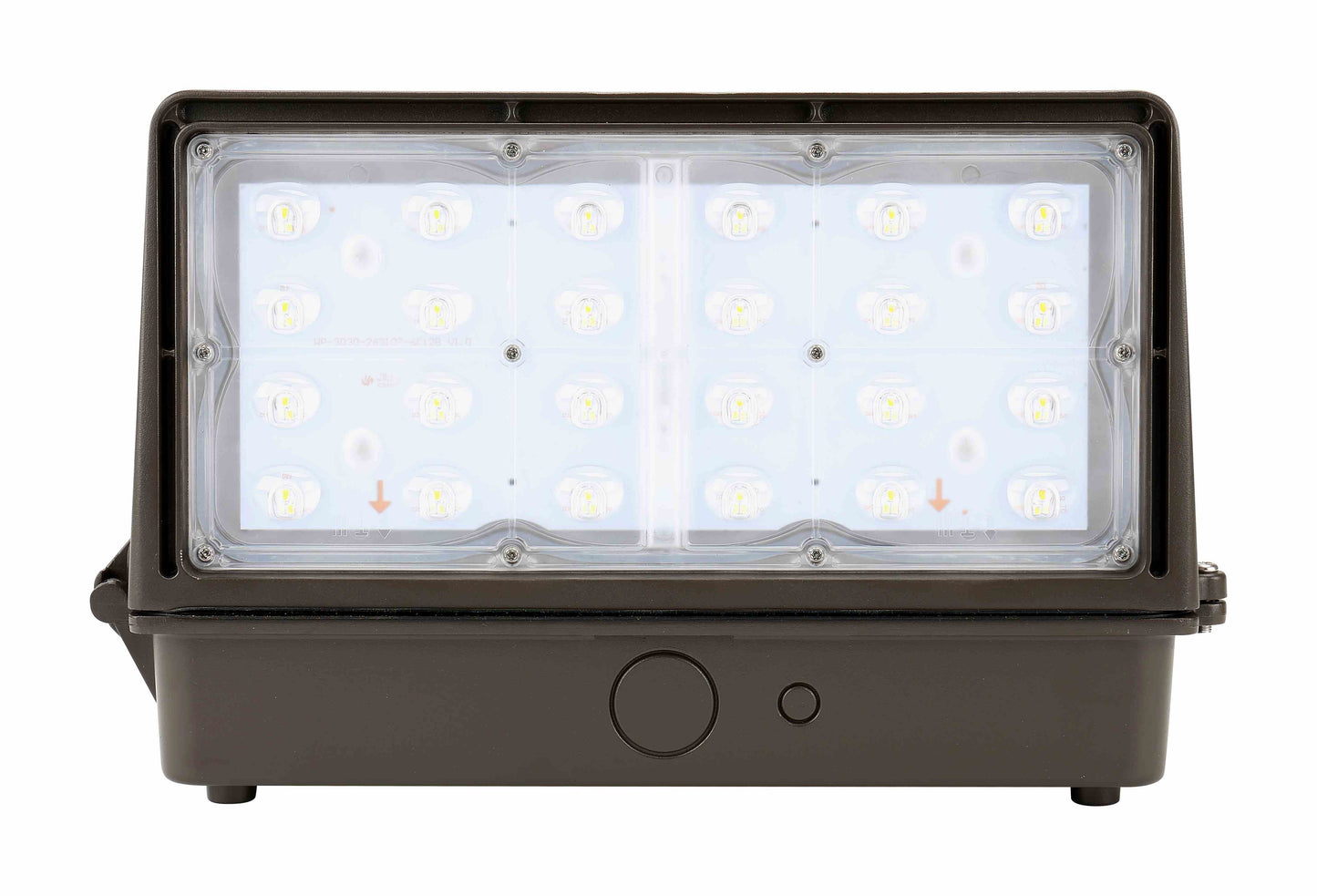 Wall Pack w/Photo eye - FULL CUT OFF - 40W/60W/80W Adjustable 1-10v Dimmable 3CCT 3000K/4000K/5000K Tunable 10,400lm 120-277v