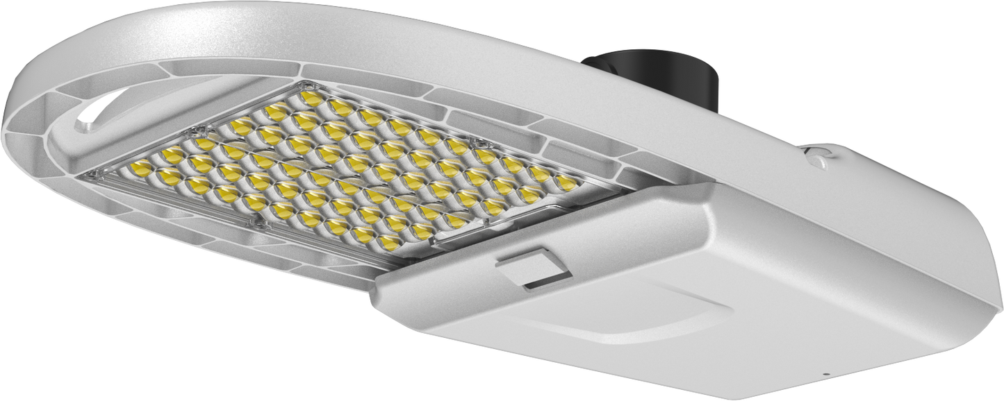 Roadway Light (78W, 117W, 156W, 195W Adjustable) w/Photo Eye and Pre-Installed Sensor Socket for Programming 277-480V TYPE III  Models