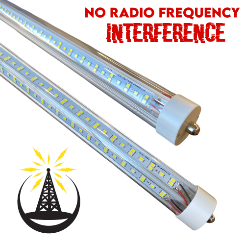 (12-PACK) Fa8 Single Pin T8 LED 8ft 144w 21,888 Lumen CLEAR LENS (NO R ...