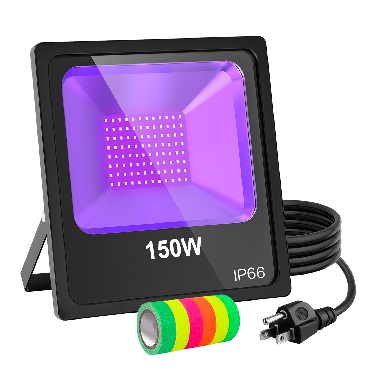 100W FLOOD BLACK LIGHT / UV LAMP / CLEAR LENS