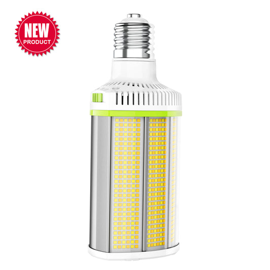 LED HORIZONTAL RETROFIT LIGHTING 100-277vAC 18,000lm  120W/100W/80W ADJUSTABLE 4500K/5000K/5700K ADJUSTABLE (E39, E40 Socket Mount) HPS, MH, HID REPLACEMENT