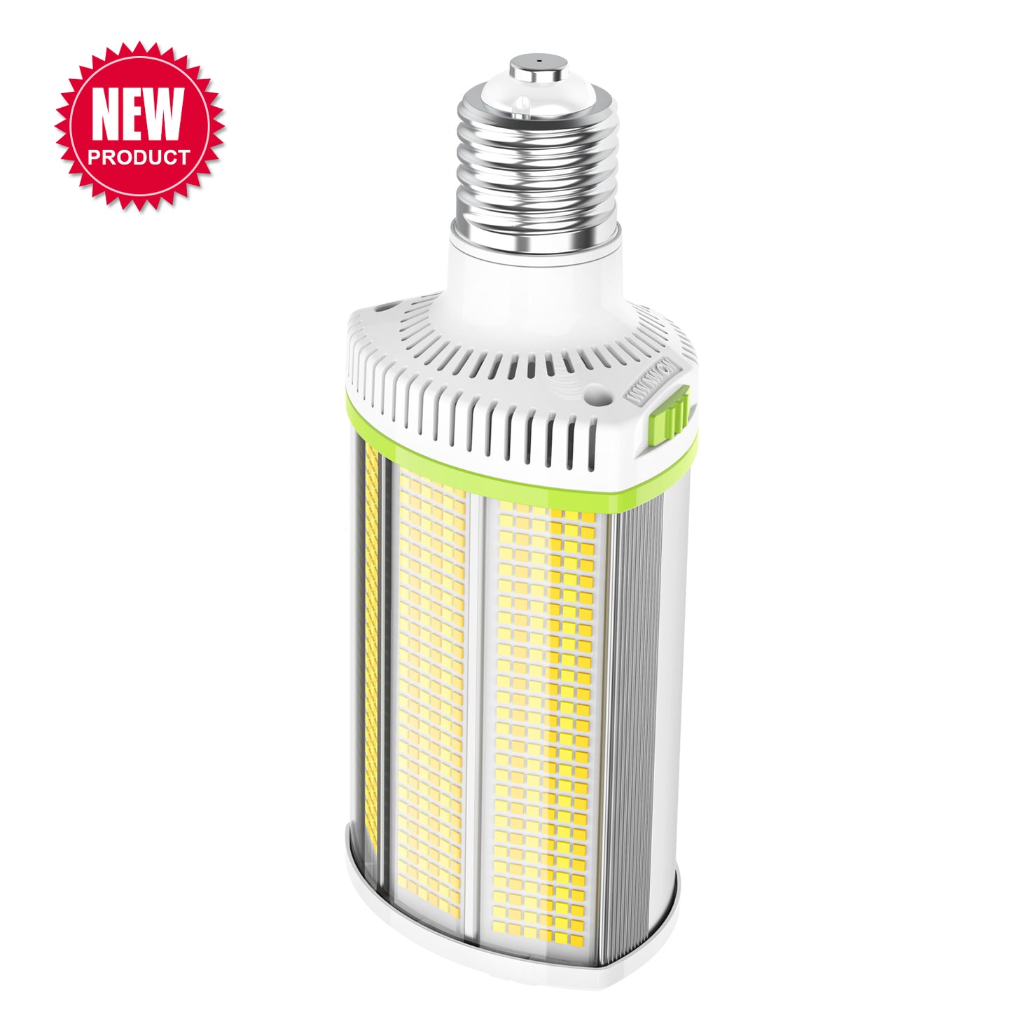 LED HORIZONTAL RETROFIT LIGHTING 277-480vAC 18,000lm  120W/100W/80W ADJUSTABLE 4500K/5000K/5700K ADJUSTABLE (E39, E40 Socket Mount) HPS, MH, HID REPLACEMENT