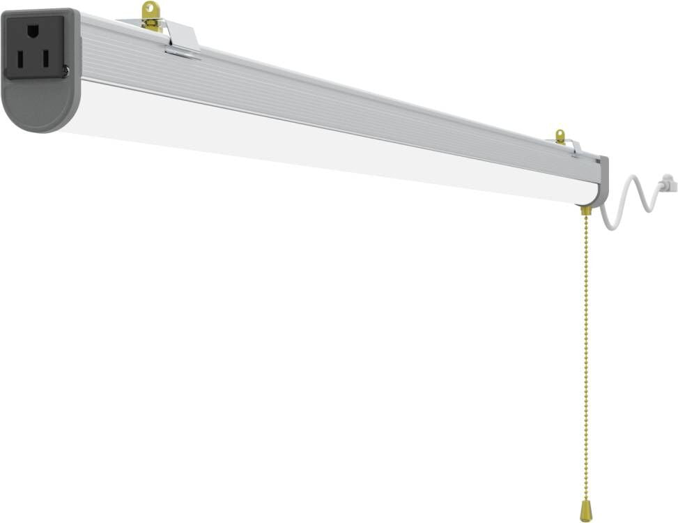 4ft 80W SHOP LIGHT 10,400lm - LINKABLE-  W/PULL SWITCH - NO RF DRIVER