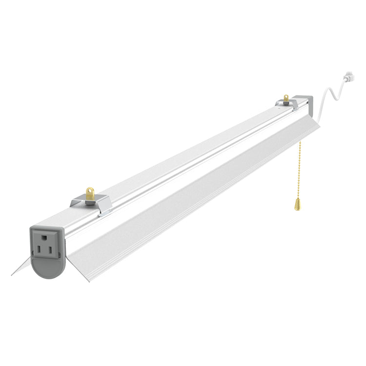 4ft 80W SHOP LIGHT 10,400lm - LINKABLE-  W/PULL SWITCH - NO RF DRIVER