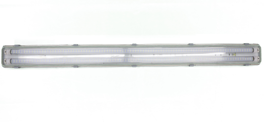 4ft Vapor Tight IP65 Light Fixture (Accepts 2 G13 4ft T8 Lamps) POLYCARBONATE CONSTRUCTION