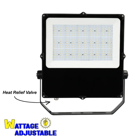 (ON SALE!) Flood Light WATTAGE SWITCHABLE (100W/150W/200W) 26,000lm 5000K 0-10V DIMMABLE