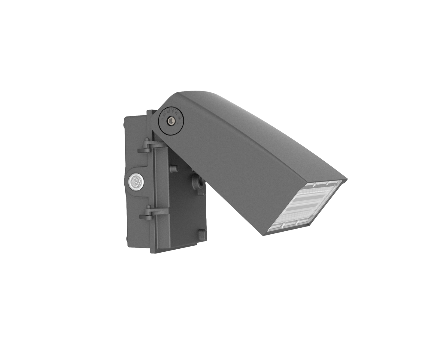 ANGLE ADJUSTABLE 0°-90° Wall Pack W/Pre-Installed Photocell WATTAGE SWITCHABLE (80W/100W/120W) 3CCT SWITCHABLE (3000K/4000K/5000K)