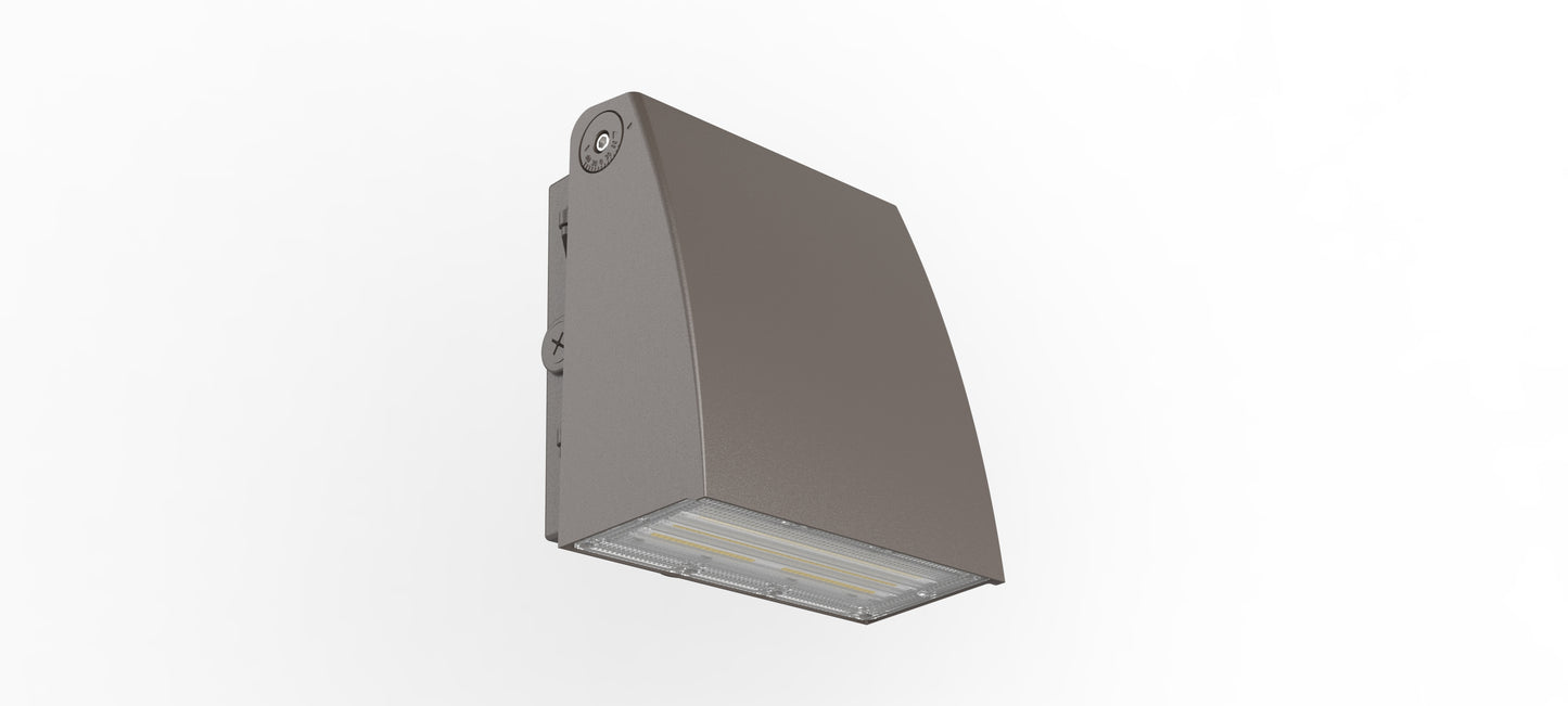 ANGLE ADJUSTABLE 0°-90° Wall Pack W/Pre-Installed Photocell WATTAGE SWITCHABLE (80W/100W/120W) 3CCT SWITCHABLE (3000K/4000K/5000K)