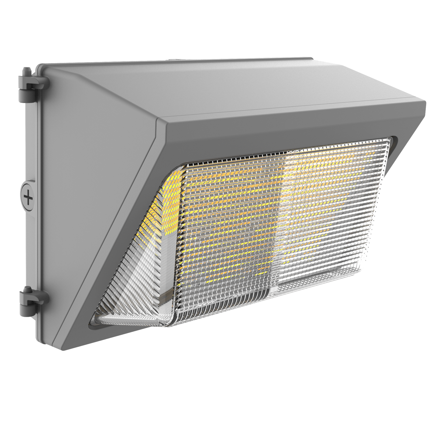 Wall Pack WATTAGE SWITCHABLE (45w/60w/80w) 3CCT SWITCHABLE (3500K/4000K/5000K) PRE-INSTALLED PHOTO EYE - GLASS LENS