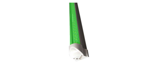 GREEN Linkable LED T8 4ft 72w 8,827 Lumen FROSTED LENS (NO RF) Quad-Row w/Mounting Hardware