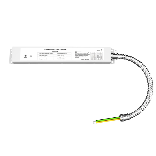 (10-PACK) LSED20W EMERGENCY LED DRIVER 100-347vAC 8W OUTPUT  175VDC