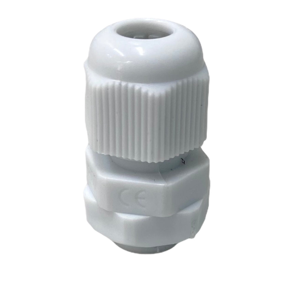 Liquid Tight NPT Cable Glands for 1/4in Cable (WHITE)