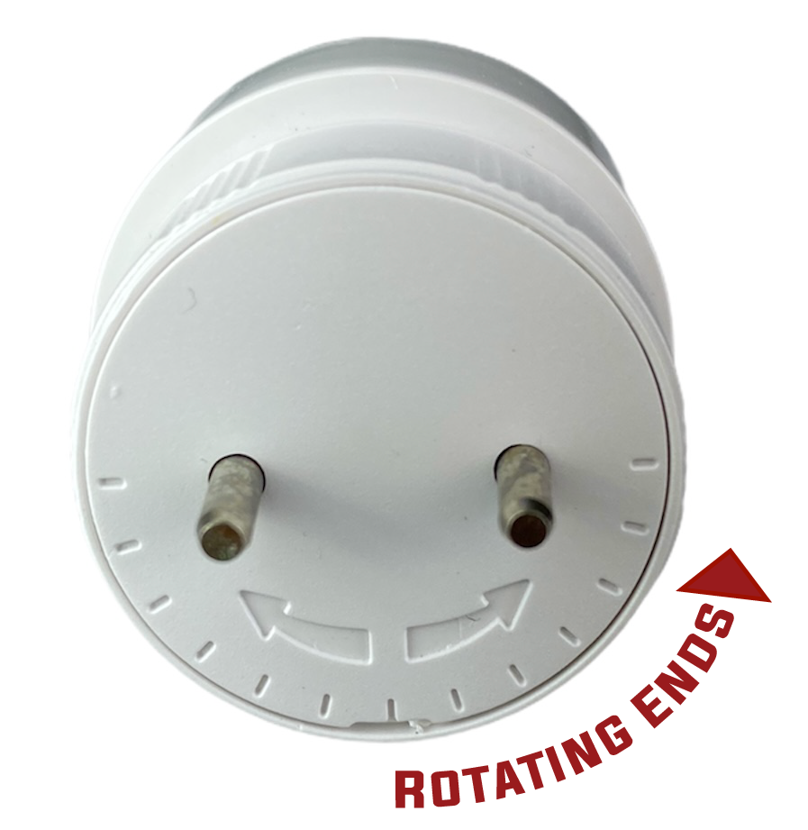 G13 SWIVEL ENDS T8 4' 72w 10,944 Lumen CLEAR LENS (NO RF) Quad-Row V-Series